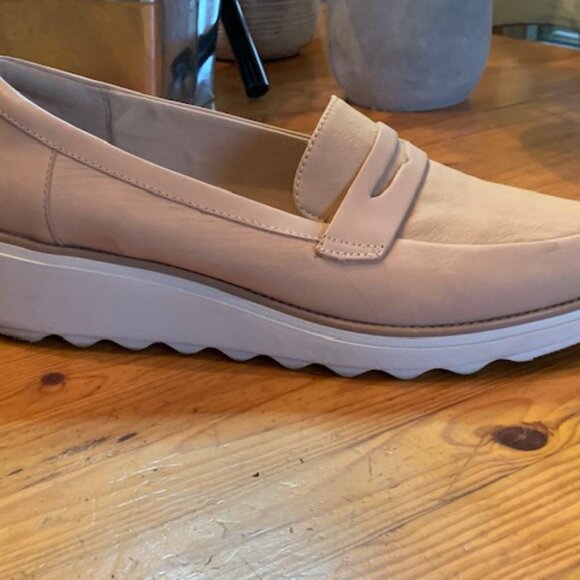 Collection by Clarks - tan leather loafers - Picture 9 of 12